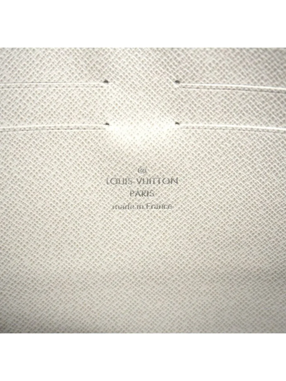 Louis Vuitton Clutch Monogram Logo Story Zipped Pouch GM Gray Yellow